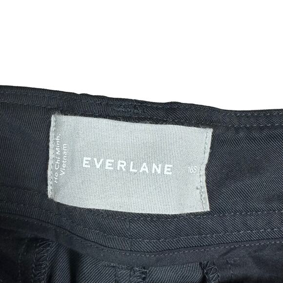 EVERLANE The Way High Drape Pant Black Women's 16S NWT Pleated Front Career Prep - Picture 2 of 7